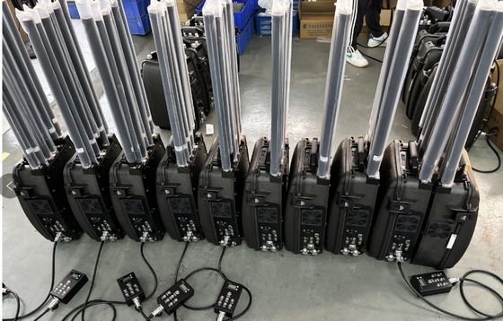 Customizable Backpack Drone Jammer Directional Antennas For Precision Targeting