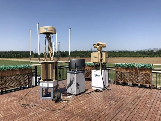 All Weather Fixed Uav Defense System Uav Surveillance Radar Aluminum Alloy