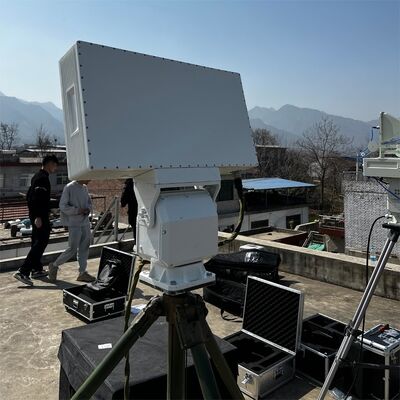 1.2 M X 1.2 M Antenna Size Low Altitude Radar with Long Range Detection and 10 KW Transmitter Power