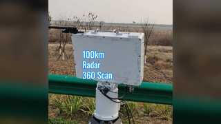 Low-Level-Radar, 100 km Reichweite, 360-Grad-Scan