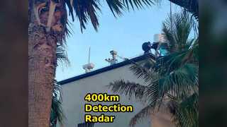 Phased-Array-Radar 400 km Erkennung